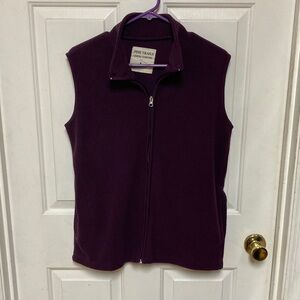 Purple Fleece Vest
